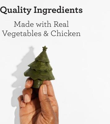 Show full view: DreamBone Holiday Variety Vegetables & Chicken Dog Treats, 6 count slide 4 of 13