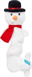 Frisco Holiday Snowman Bungee Plush Squeaky Dog Toy, Small/Medium
