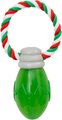 Frisco Holiday Christmas Light Rope with TPR Squeaky Dog Toy, Medium