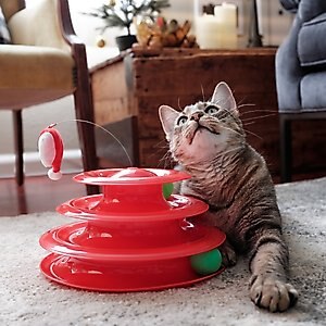 Frisco Holiday Santa Hat & Mistletoe Cat Tracks Cat Toy