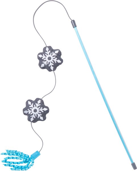 Frisco Holiday Snowflake Teaser Cat Toy with Catnip slide 1 of 5