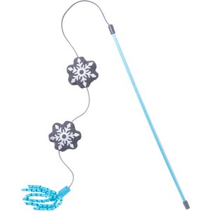 Frisco Holiday Snowflake Teaser Cat Toy with Catnip