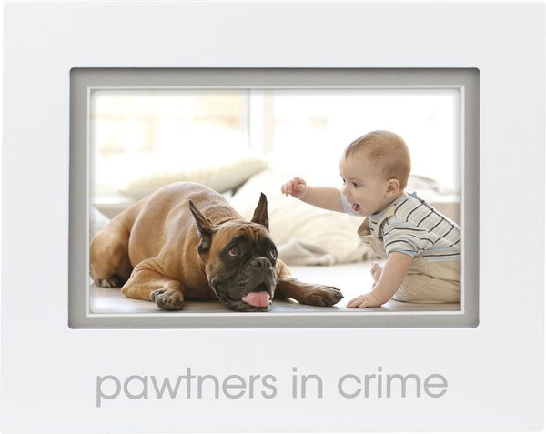 Pearhead Pawtners In Crime Sentiment Frame, 6 x 4-in slide 1 of 9