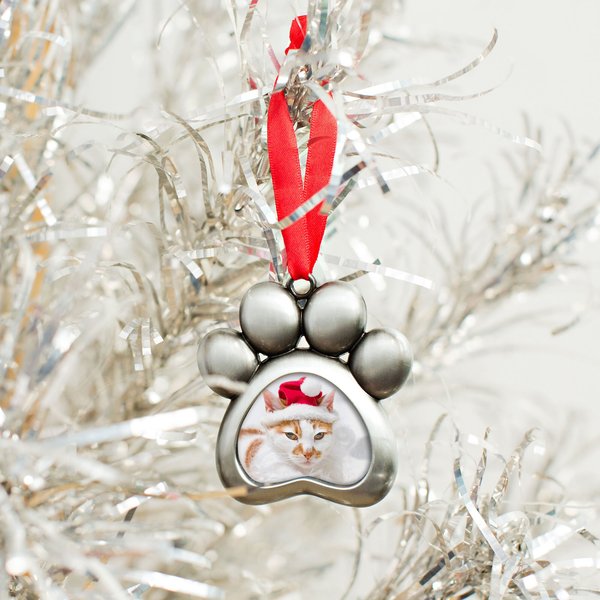 Show full view: Pearhead Dog Paw Pet Photo Ornament slide 4 of 5