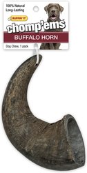 RUFFIN' IT Chomp'ems Buffalo Horn All-Natural Chew Dog Treat, 1 count
