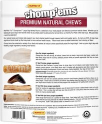RUFFIN' IT Chomp'ems Premium Natural Chews Variety Pack Large Dog Bone Treats, 6 count slide 2 of 9