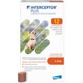 Interceptor Plus Chew for Dogs, 2-8 lbs, (Orange Box), 12 Chews (12-mos. supply)