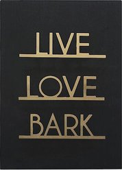 New View "Live Love Bark" Box Sign