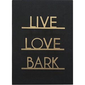 New View "Live Love Bark" Box Sign
