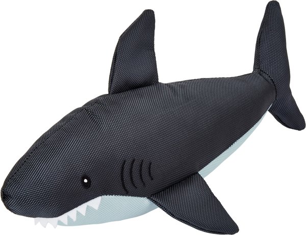 Frisco Ballistic Nylon Plush Squeaky Great White Shark Dog Toy slide 1 of 4