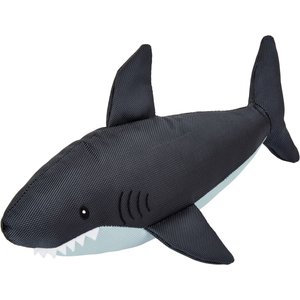 Frisco Ballistic Nylon Plush Squeaky Great White Shark Dog Toy