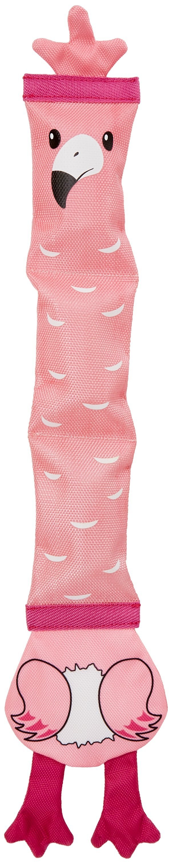 Frisco Flamingo Firehose Squeaky Dog Toy