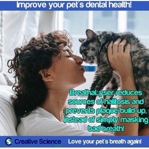Creative Science BreathaLyser Dog & Cat Dental Water Additive, 500-ml bottle