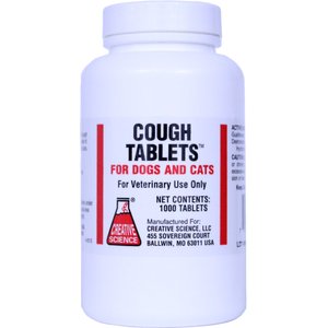Creative Science Medication for Cough Suppressant for Cats & Dogs, 1000 count