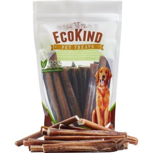 EcoKind Odor Free Natural Bully Sticks Dog Treats, 1-lb bag, 6 inches