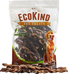 EcoKind 6" Braided Bully Sticks Dog Treats, 1-lb bag