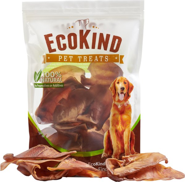 EcoKind Oven-Baked Pig Ear Dog Treats, 10 count slide 1 of 9