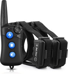 Petrainer Waterproof 330-ft Rechargeable Dog Training Collar, 2 collar