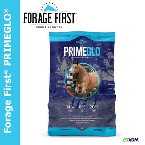 ADM PRIMEGLO Forage First Premium Nutrition Mature Horse Feed, 50-lb bag