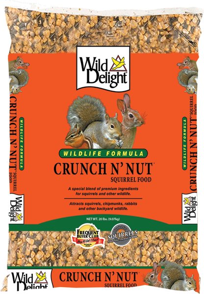 Wild Delight Crunch N' Nut Wild Squirrel Food, 20-lb bag slide 1 of 8