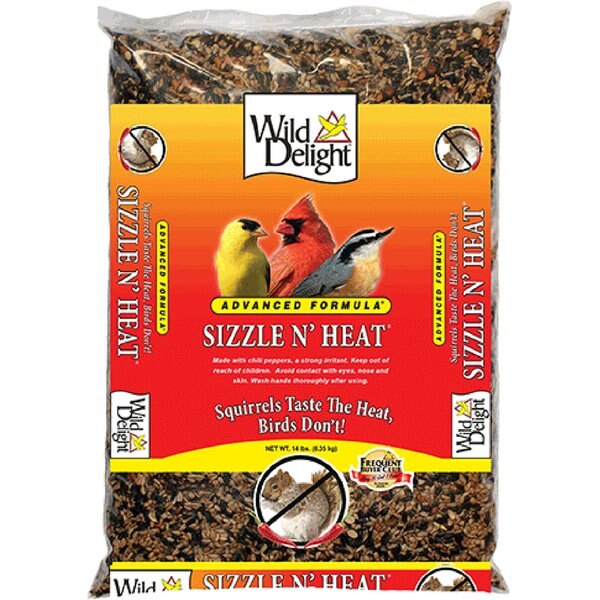 WILD DELIGHT Sizzle N’ Heat Wild Bird Food, 14lb bag