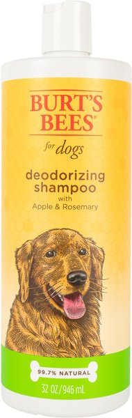 Burt's Bees Apple & Rosemary Deodorizing Dog Shampoo, 32-oz bottle slide 1 of 4