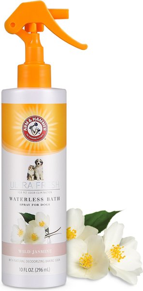 ARM & HAMMER PRODUCTS Waterless Bath Wild Jasmine Dog Spray, 10-oz bottle slide 1 of 4