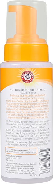 Arm & Hammer Products Dog Odor Control No-Rinse Foam, 16-oz