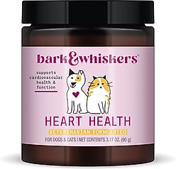 Bark & Whiskers Heart Health Dog & Cat Supplement, 3.17-oz jar