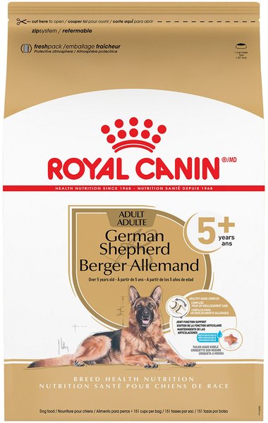 Royal Canin Breed Health Nutrition German Shepherd Adult 5+ Dry Dog Food, 28-lb bag slide 1 of 6
