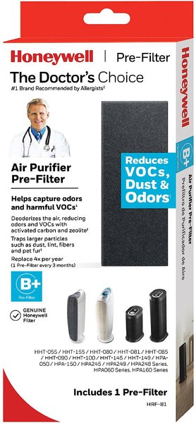 Discontinued - HONEYWELL Odor & VOC Reducing B+ Type Air Purifier Pre ...