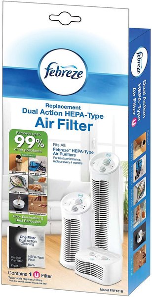 Febreze Dual Action Air Purifier Replacement Filter, 1 count slide 1 of 2