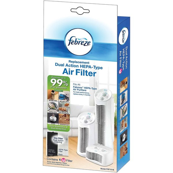 Black & Decker Replacement Air Purifier Filter, Dual Hepa