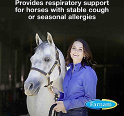 Farnam Cough Free Equine Respiratory Health Pellets Horse Supplement, 2.5-lb jar, 70 Day Supply slide 2 of 9