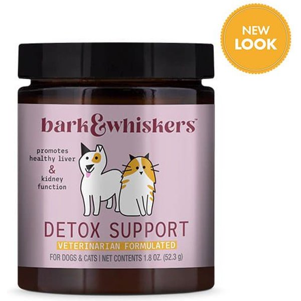 BARK AND WHISKERS Detox Support Dog Cat Supplement 1.7