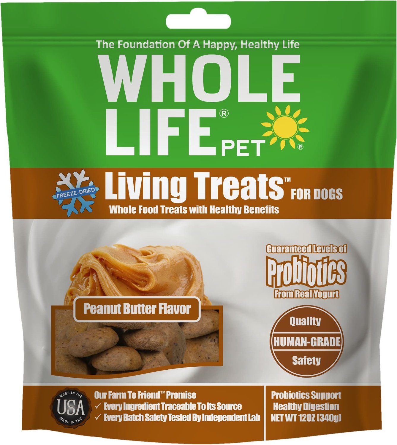 Whole Life Living Treats Antioxidant Blend with Wild Berries Freeze-Dried Dog Treats