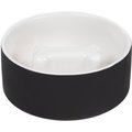 PAIKKA Slow Feed Ceramic Dog & Cat Bowl, Black, 5.9-cup