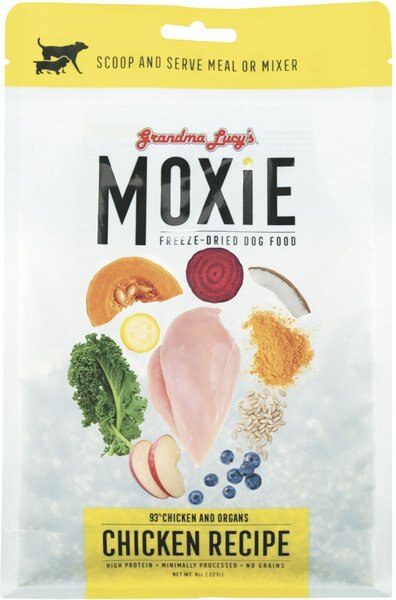 Grandma Lucy's Moxie Chicken Recipe Freeze-Dried Dog Food, 8-oz bag slide 1 of 2