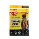 Glad Activated Carbon Giant Sized Dog Training Pads, 30 x 36-in, 24 count, Unscented