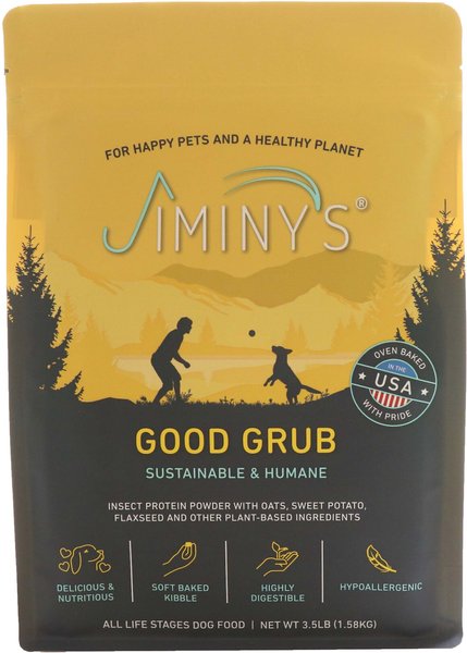 Jiminy's Good Grub Dry Dog Food, 3.5-lb bag slide 1 of 5