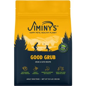 Jiminy's Good Grub Dry Dog Food, 3.5-lb bag