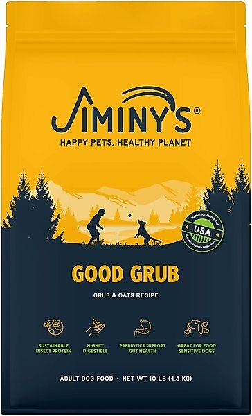 Jiminy's Good Grub Dry Dog Food, 10-lb bag slide 1 of 4