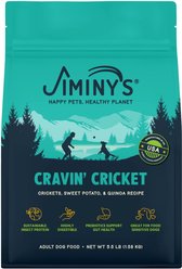 Jiminy's Cravin' Cricket Dry Dog Food, 3.5-lb bag