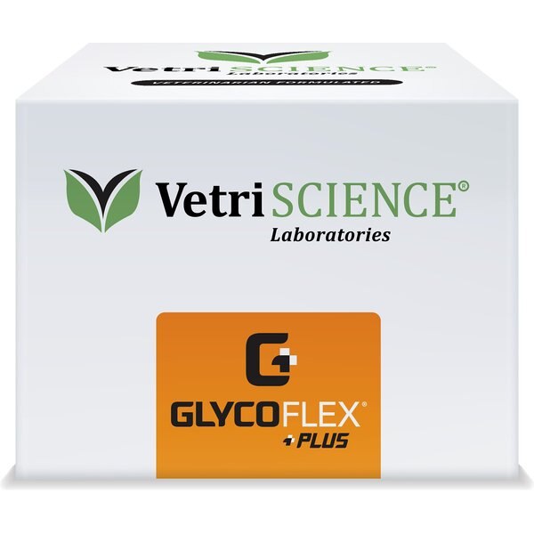 VetriScience GlycoFlex Plus Ultimate Strength Healthy Hip & Joint Duck-Flavored Chews with Glucosamine & Chondroitin Supplement for Dogs