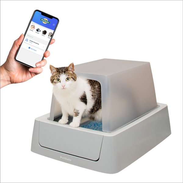 PetSafe ScoopFree Smart WiFi Enabled Covered Automatic Self-Cleaning Cat Litter Box slide 1 of 9