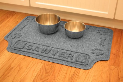 Chewy Dog Bowl Bowls， With Placemat Puppy Cat Feeder Non-slip