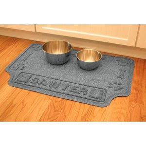 Chewy Dog Bowl Bowls， With Placemat Puppy Cat Feeder Non-slip