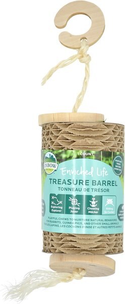 Oxbow Enriched Life Treasure Barrel Small Pet Chew Toy slide 1 of 9