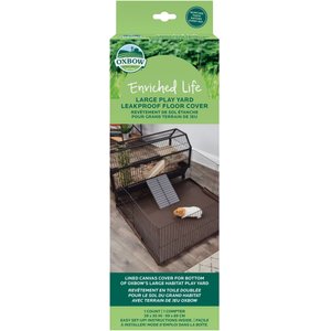 Oxbow Enriched Life Play Yard Leakproof Small Pet Floor Cover, Large
