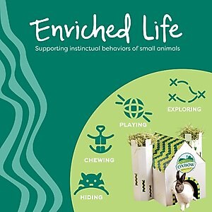 Oxbow Enriched Life Cozy Cave Small Pet Hideout, Large